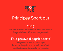 Affiche Sport pur