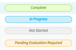 Complete or pending certifications